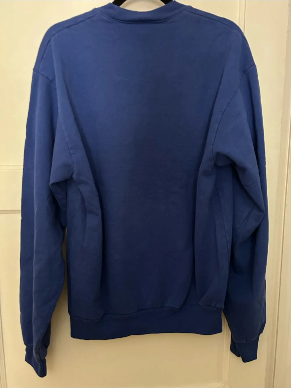 NASA Blue Astronaut Graphic Crewneck Sweatshirt